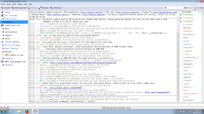 Screenshot of Smuxi 0.10 on Windows 7