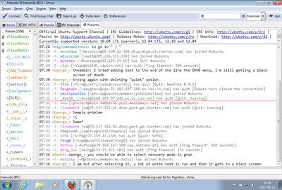 Screenshot of Smuxi 0.8.11 on Windows 7