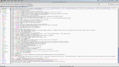 Screenshot of Smuxi 0.9 on Mac OS X